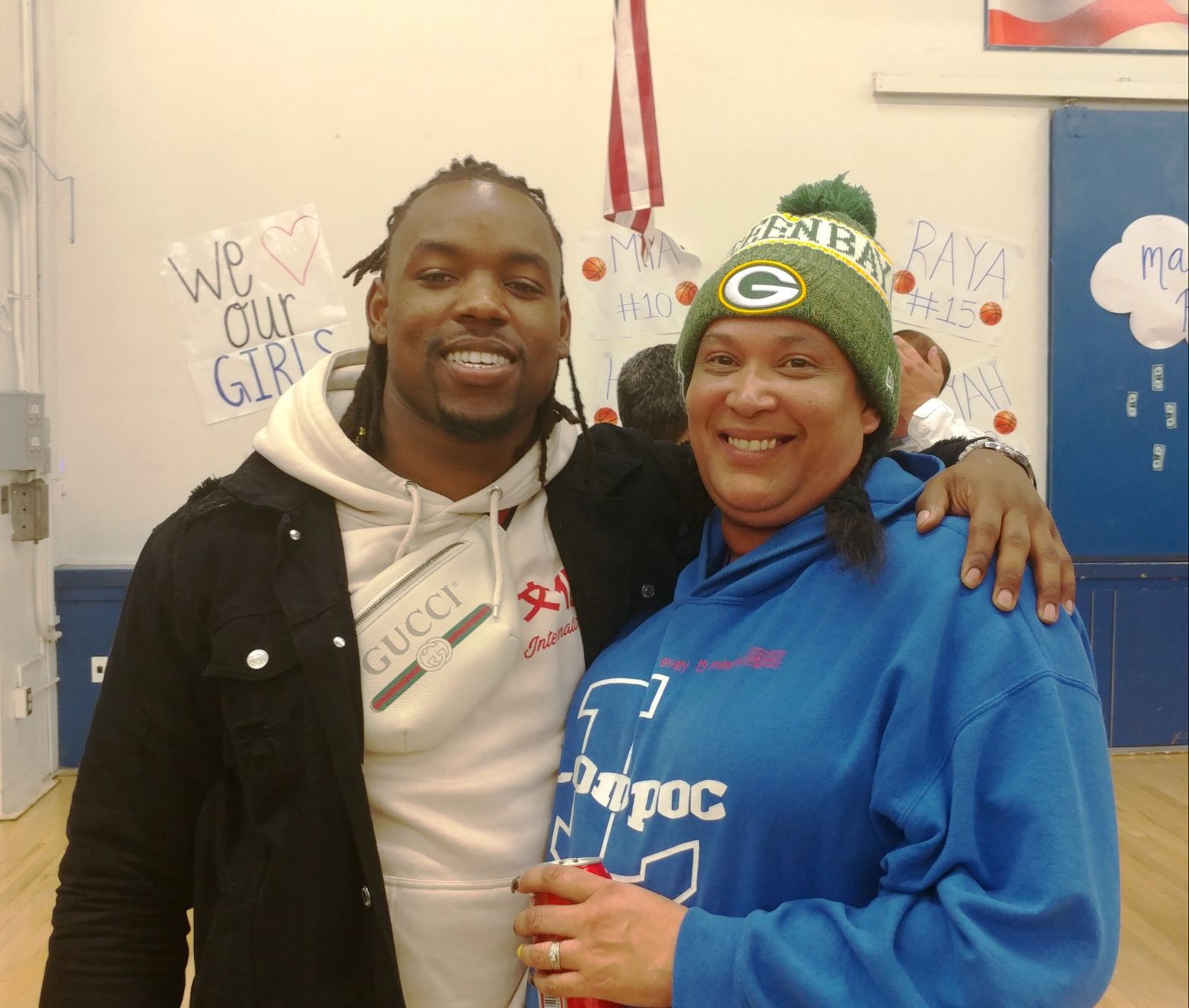Lavon Coleman and mother